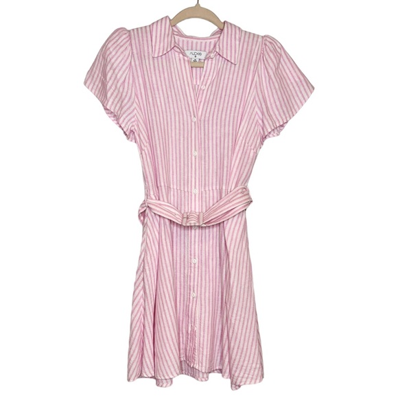 ALEXIS x Target Striped Tulip Sleeves Shirtdress. Size XS - Picture 4 of 11